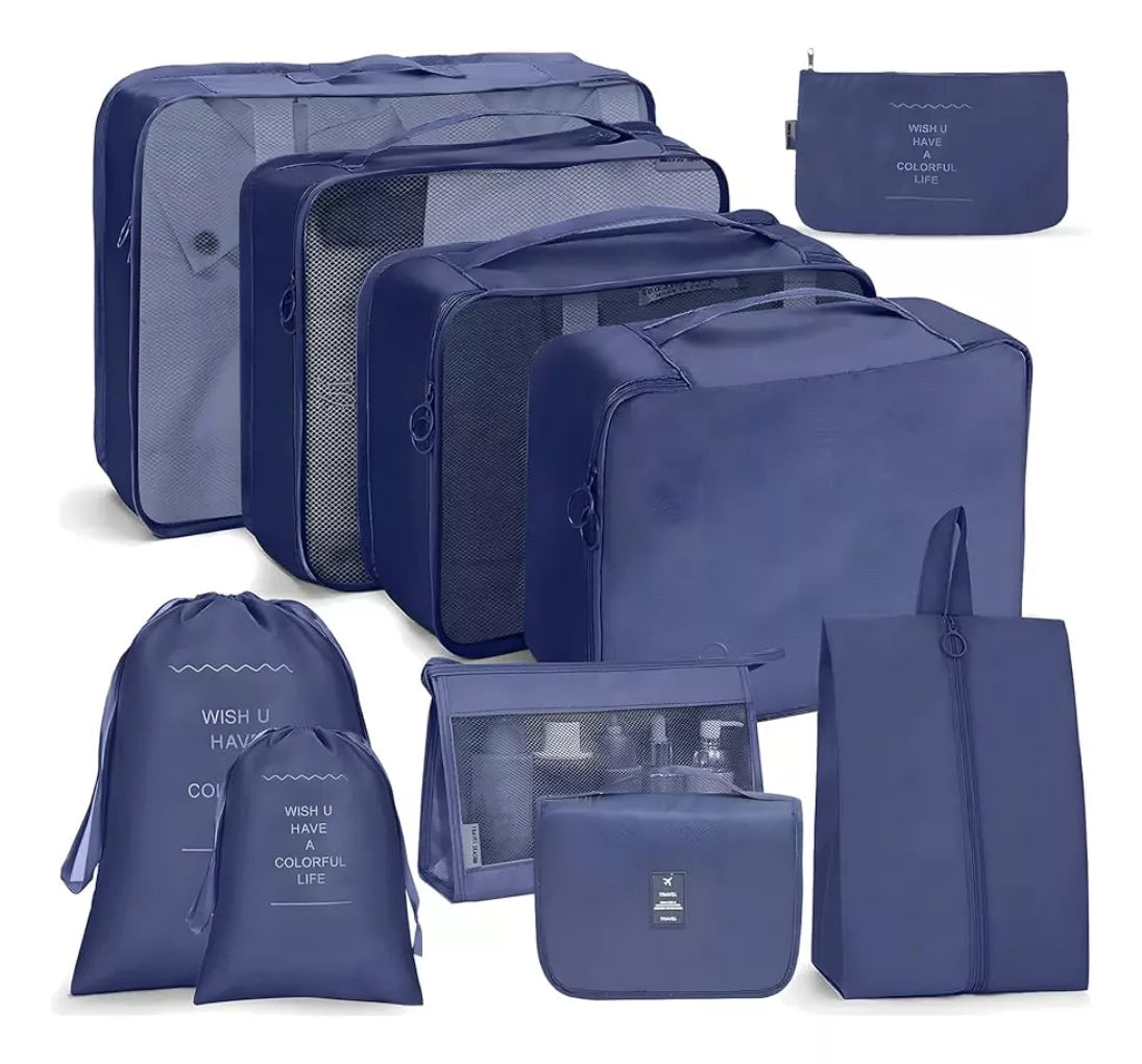 Kit Organizador Viajero de 11 Pieza