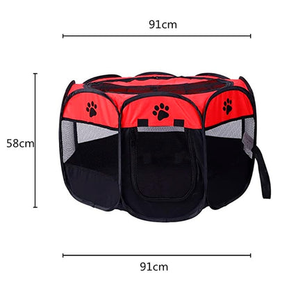 JAULA CORRAL PLEGABLE PARA MASCOTAS
