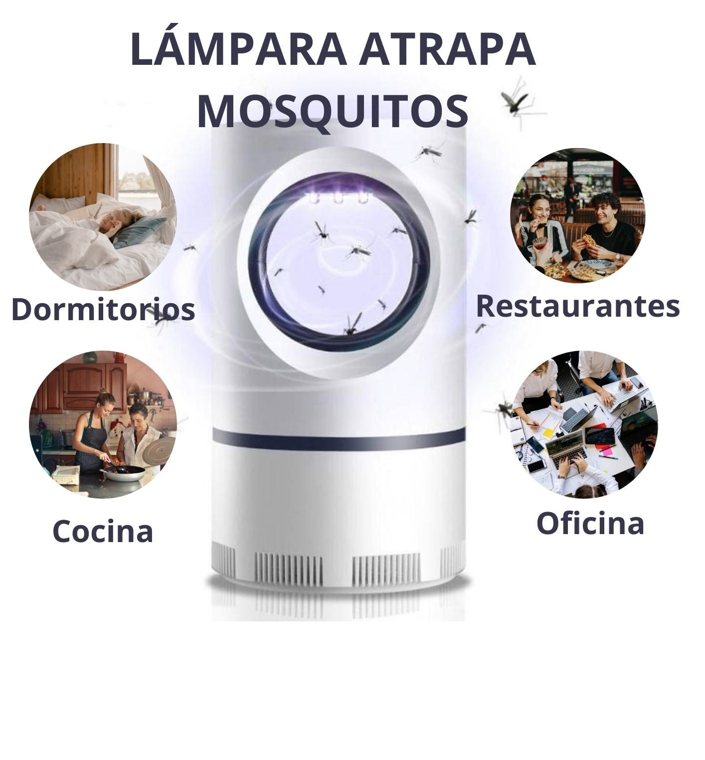 Lámpara Atrapa Mosquitos