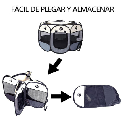 JAULA CORRAL PLEGABLE PARA MASCOTAS