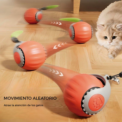 PELOTA INTELIGENTE CON COLA PARA GATO
